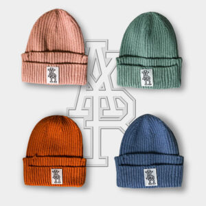 3x Double Brim Beanie